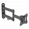 DELTACO Office, full-motion 3-way wall, 13"-27", 25kg, 75x75-100-100 ARM-0251