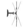 DELTACO Office, full-motion 2-way wall, 23"-55", 30kg, 75x75-400-400 ARM-0254