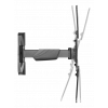 DELTACO Office, full-motion 2-way wall, 23"-55", 35kg, 75x75-400-400 ARM-0256