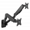 DELTACO Office, Dual wall, gas spring,17"-32",2-9kg,75x75-100x100 ARM-0361
