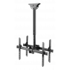 DELTACO Office Telescopic Double TV Ceiling, 560mm-910mm,45kg,37"-70" ARM-0403