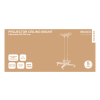 DELTACO Office Projector Adjustable Ceiling mount, 605mm-905mm, 35kg ARM-0411