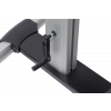 DELTACO Office Display Cart, crank handle, 37"-70",50kg,port-landscape ARM-0450
