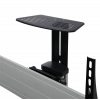 DELTACO Office Display Cart, crank handle, 37"-70",50kg,port-landscape ARM-0450