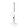 DELTACO Office Floor stand with brochure stand VESA 75x75, 100x100 Whi ARM-0512