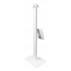 DELTACO Office Floor stand with brochure stand VESA 75x75, 100x100 Whi ARM-0512