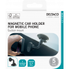 DELTACO magnetic car holder, suction mount, for mobile phone, black ARM-C103