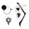 MAONO Podcasting Microphone Kit, mikrofon, behöver inte phantom supply AU-A03