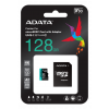 ADATA 128GB MicroSDXC UHS-I U3 V30S A2 R/W:100/80 MB/s AUSDX128GUI3V30SA2-R