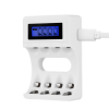 DELTACO Ultimate Ni-Mh USB charger with 4 x AAA batteries C704A4-4xAAA