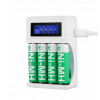 DELTACO Ultimate Ni-Mh USB charger with 4 x AA batteries C704A4-4xAA