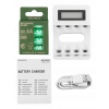 DELTACO Ultimate Ni-Mh USB charger with 4 x AA batteries C704A4-4xAA