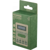 DELTACO Ultimate Ni-Mh USB charger for AA/AAA batteries, display C704A4