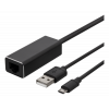 Ethernet adapter för casting-enheter, 1m, 100 Mbps, USB-A + USB Micro B, svart