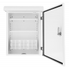 DELTACO låsbart väggskåp, 350x140x450mm, IP55, vit CB-3545