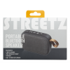 STREETZ Portable Bluetooth speaker, USB/TF/AUX/FM/handsfree, black CM770