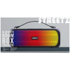 STREETZ BT Boombox 2x 7.5 W, IPX5, AUX, USB flash, LED, black CMB-110