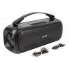 STREETZ BT Boombox 2x 7.5 W, IPX5, AUX, USB flash, LED, black CMB-110