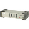ATEN KVM-switch, 1 konsol styr 4 datorer, USB, 2 extra USB-portar, OSD CS1734B-AT-G