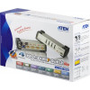 ATEN KVM-switch, 1 konsol styr 4 datorer, USB, 2 extra USB-portar, OSD CS1734B-AT-G