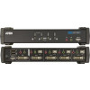 ATEN KVM-switch, 1 konsol styr 4 datorer, DVI/USB, 2 extra USB-portar CS1764A-AT-G