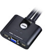 ATEN KVM-switch, 1 konsol styr 2 datorer, USB, 0,9m CS22U-AT
