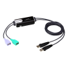 ATEN 2-Port USB Boundless Cable KM Switch CS62KM-AT