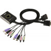 ATEN KVM-switch, 1-2, DVI-D/USB, 1,2m kablar CS682-AT