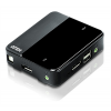 ATEN KVM-switch, 1-2, DisplayPort, USB, 3,5mm, UHD, 1,8m, svart CS782DP-AT