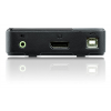 ATEN KVM-switch, 1-2, DisplayPort, USB, 3,5mm, UHD, 1,8m, svart CS782DP-AT