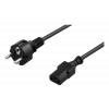 Strömkabel 3-pin rak-rak (10m)