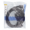 DELTACO Apparatkabel IEC C14 - 5x IEC C13, 3m, 10A/250V, Y-Splitter, s DEL-113E