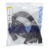DELTACO Apparatkabel IEC C20 - 5x IEC C13, 2m, 16A/250V, Y-Splitter, s DEL-113N