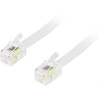 Telekabel Modularkablage 4P4C(RJ9/RJ10/RJ22) 1m