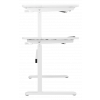 DELTACO Office, 2-Stage Single Motor Electric Desk, Tiltable Desktop DELO-0100