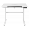 DELTACO Office, 2-Stage Single Motor Electric Desk, Tiltable Desktop DELO-0100