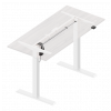 DELTACO Office 2-Stage Single Motor Electric Sit-stand Desk Frame, 840 DELO-0105