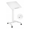 DELTACO Office, Height adjustable workstation & tiltable desktop, 8kg, DELO-0111
