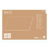 DELTACO Office, Desk board, White laminate, 1200x750x25mm DELO-0120