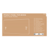 DELTACO Office, 1200x600mm Acoustic Desktop Privacy Panel DELO-0150