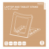 DELTACO Office, Foldable Laptop/Tablet Stand, 5 positions DELO-0200