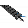 DELTACO Office, Spine Cable Organizer & Hider, Black DELO-0203