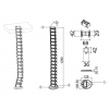 DELTACO Office, Spine Cable Organizer & Hider, Black DELO-0203