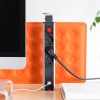 DELTACO Office Tabletop Pop-Up Power Strip with Surge Protector DELO-0402