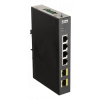 D-Link 4-port Gigabit Industrial Switch including 2 x 100/1000M SFP DIS-100G-6S