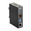 10/100/1000 Mbps to SFP Industrial Media Converter with -40 to 70 °C DIS-M100G-SW