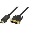 Kabel DisplayPort - DVI (ha-ha) (0.5m).