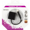DELTACO DisplayPort till DVI-D singlelink adapter, 0,2m, ha-ho, svart