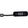 DELTACO mini DisplayPort till VGA-adapter med ljud, 0,25m, svart