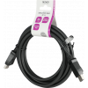 DELTACO DisplayPort cable, DP 1.4, 8K@60Hz, 1m, black DP8K-1010-LSZH